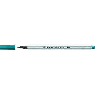 Stabilo pen 68 brush turchese cf10
