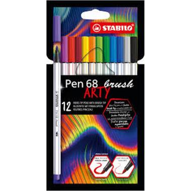 Stabilo pen 68 brush  arty da 12pz