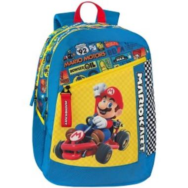 Zaino scuola organizzato mariokart 25