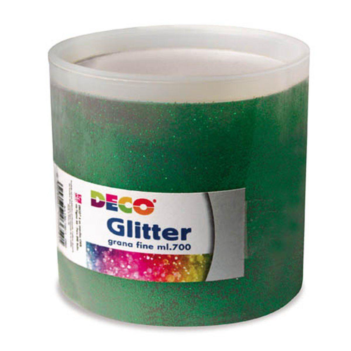 Barattolo glitter grana fine ml.700 verde