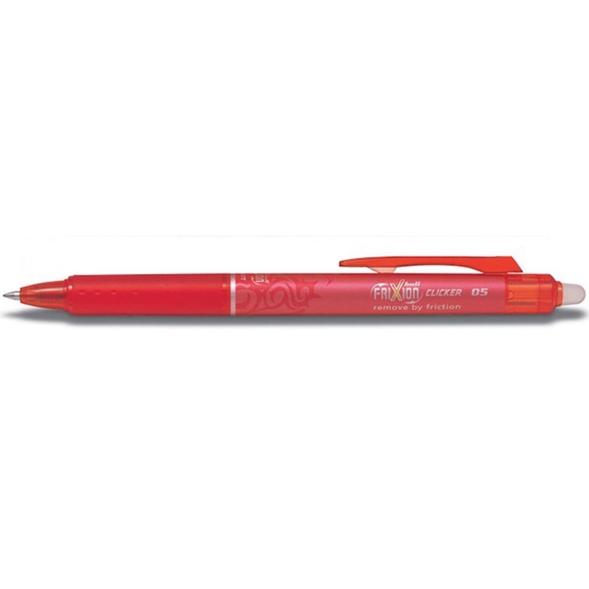 Penne sfere frixion clicker 0.5 rosso pz.12