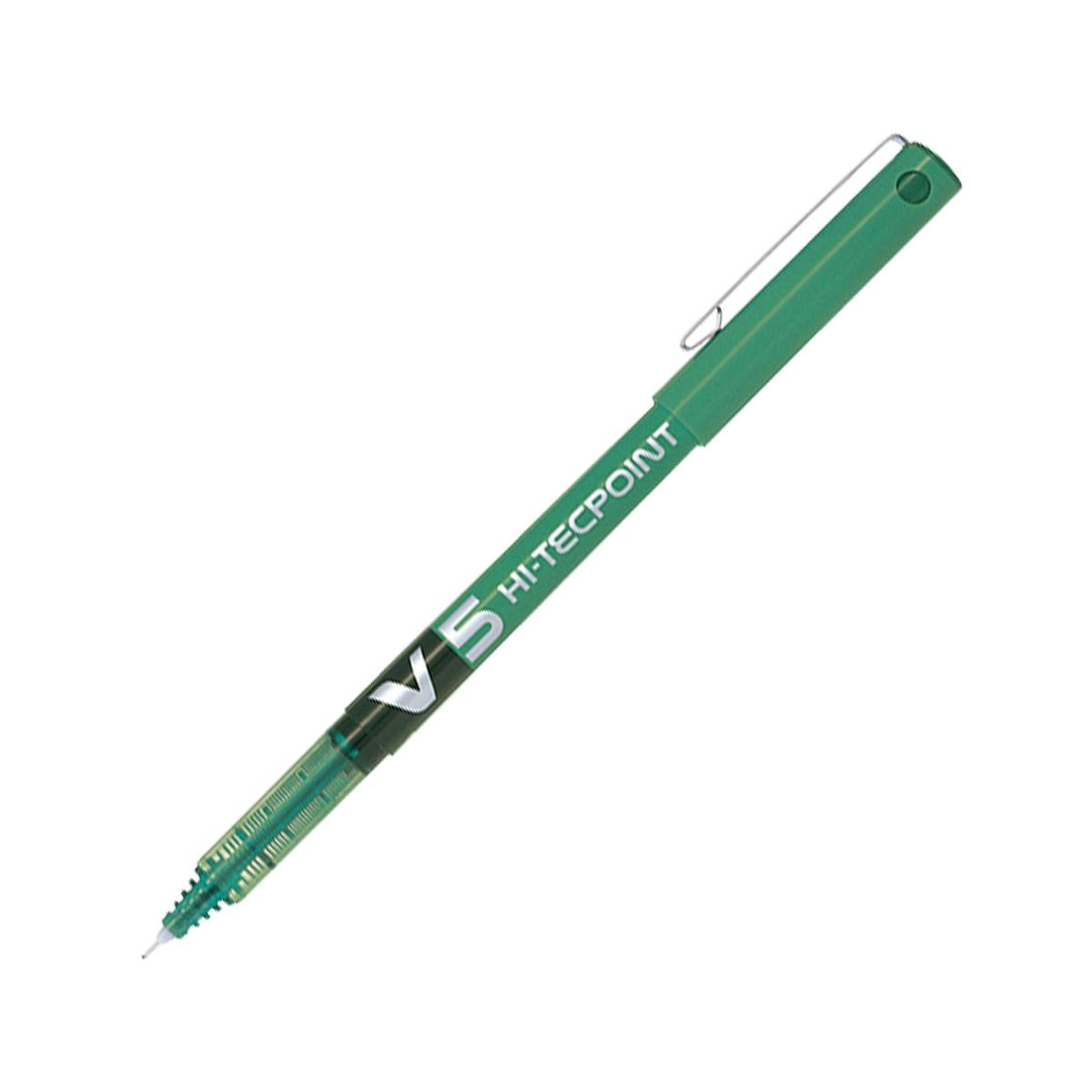 Penne hi-tecpoint v5 cf.12 pz. verde