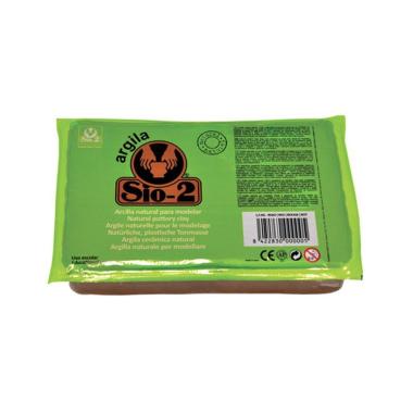 Argilla panetto 1.5kg rosso