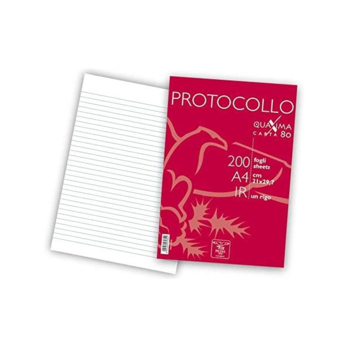 Protocollo gr.80 in risma 2 confezioni da 200fg 1r