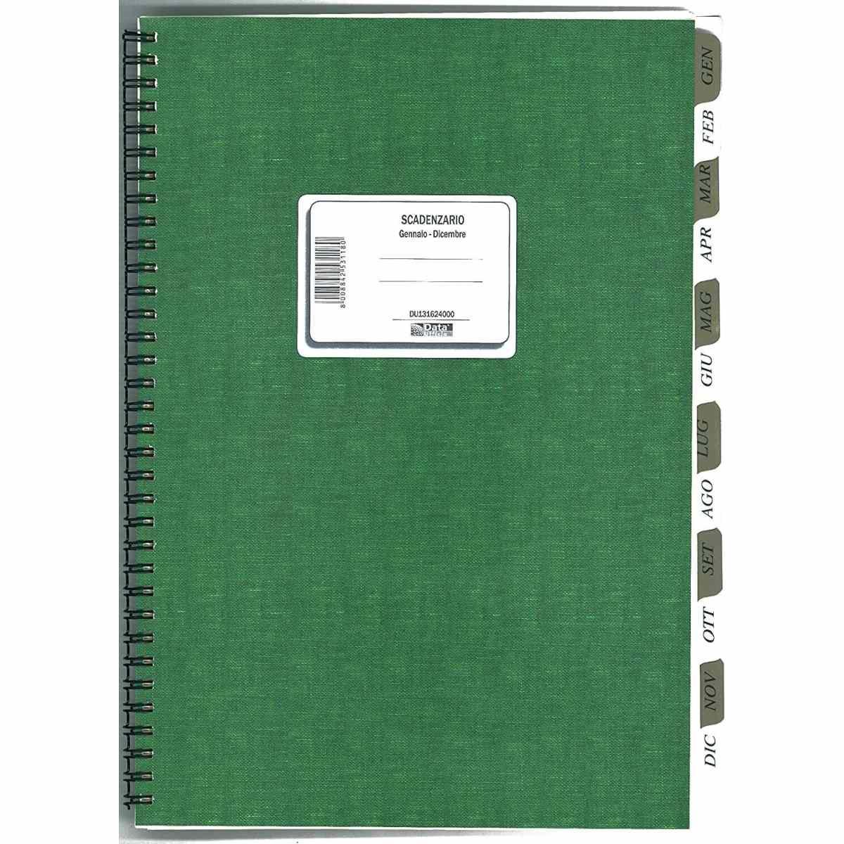 Reg. scad. gen/dic 4 p/mese 17x24