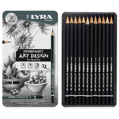 Lyra rembrandt art design sc. metallo da 12