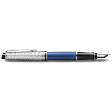 Penna waterman exprt plume blue stilografica