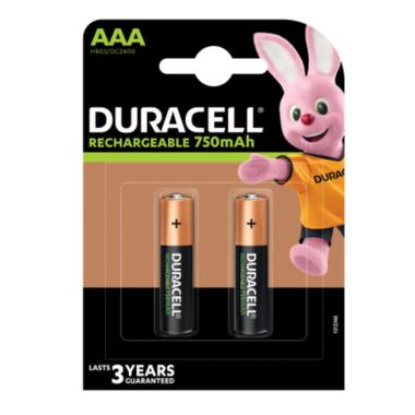 Duracell ministilo ricaricabile aaa 2pz dc2400 hr03 750mah