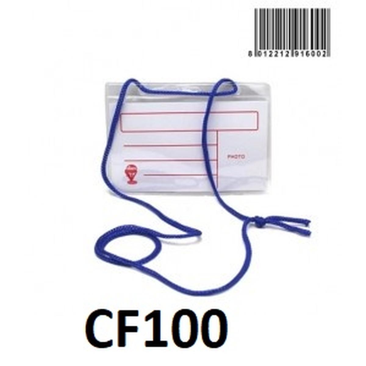 Portanome orizzontale c/cordoncino pz 100