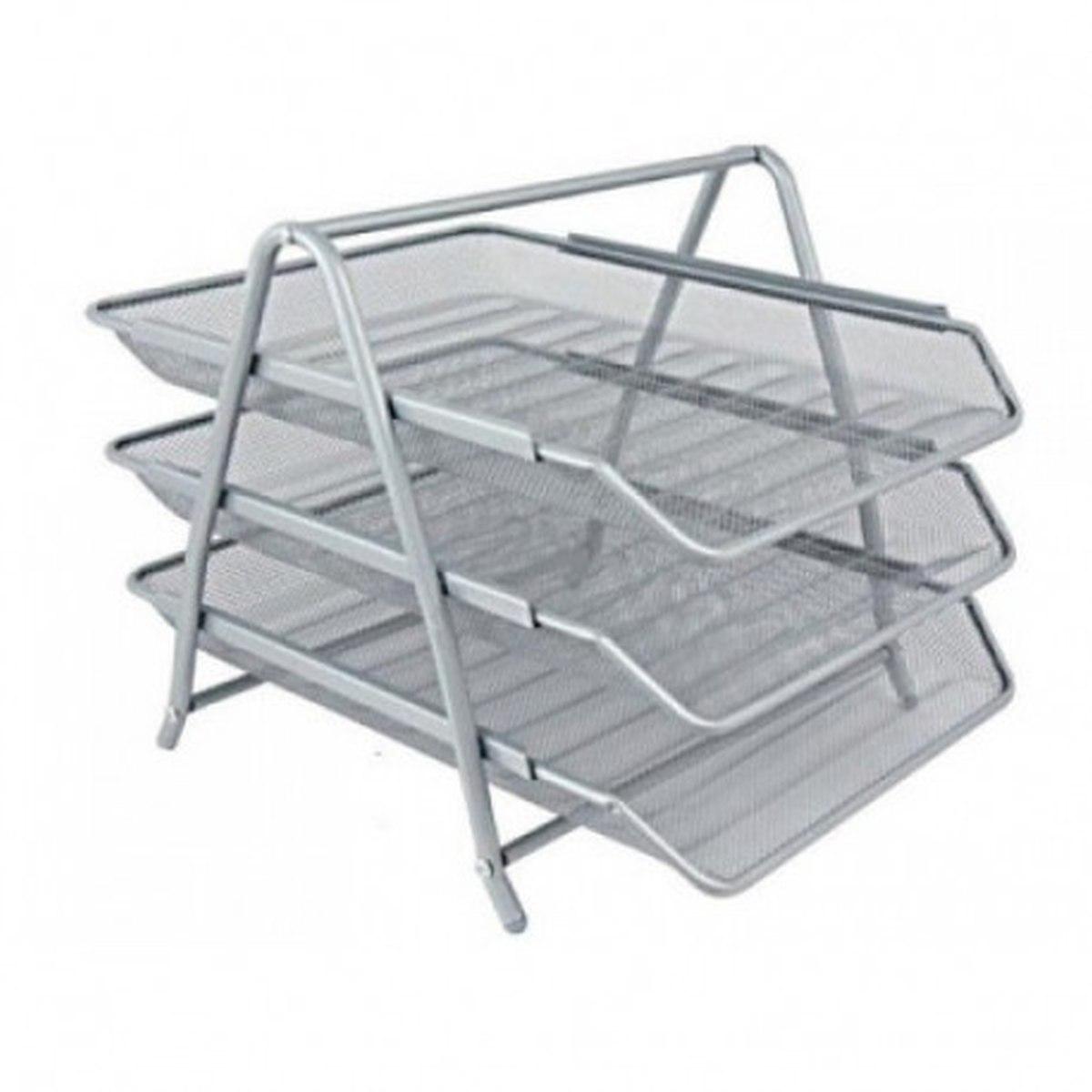 Porta documenti rete 3 rip silver