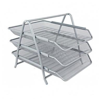 Porta documenti rete 3 rip silver