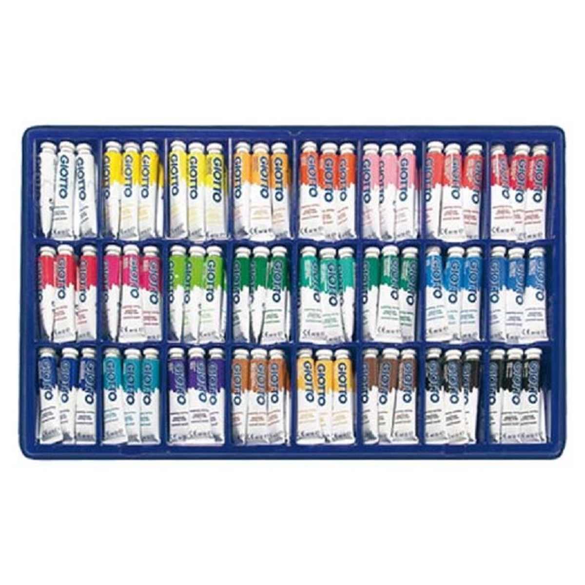 Vetrinetta tempere 144 pz. tubo 7.5 ml.