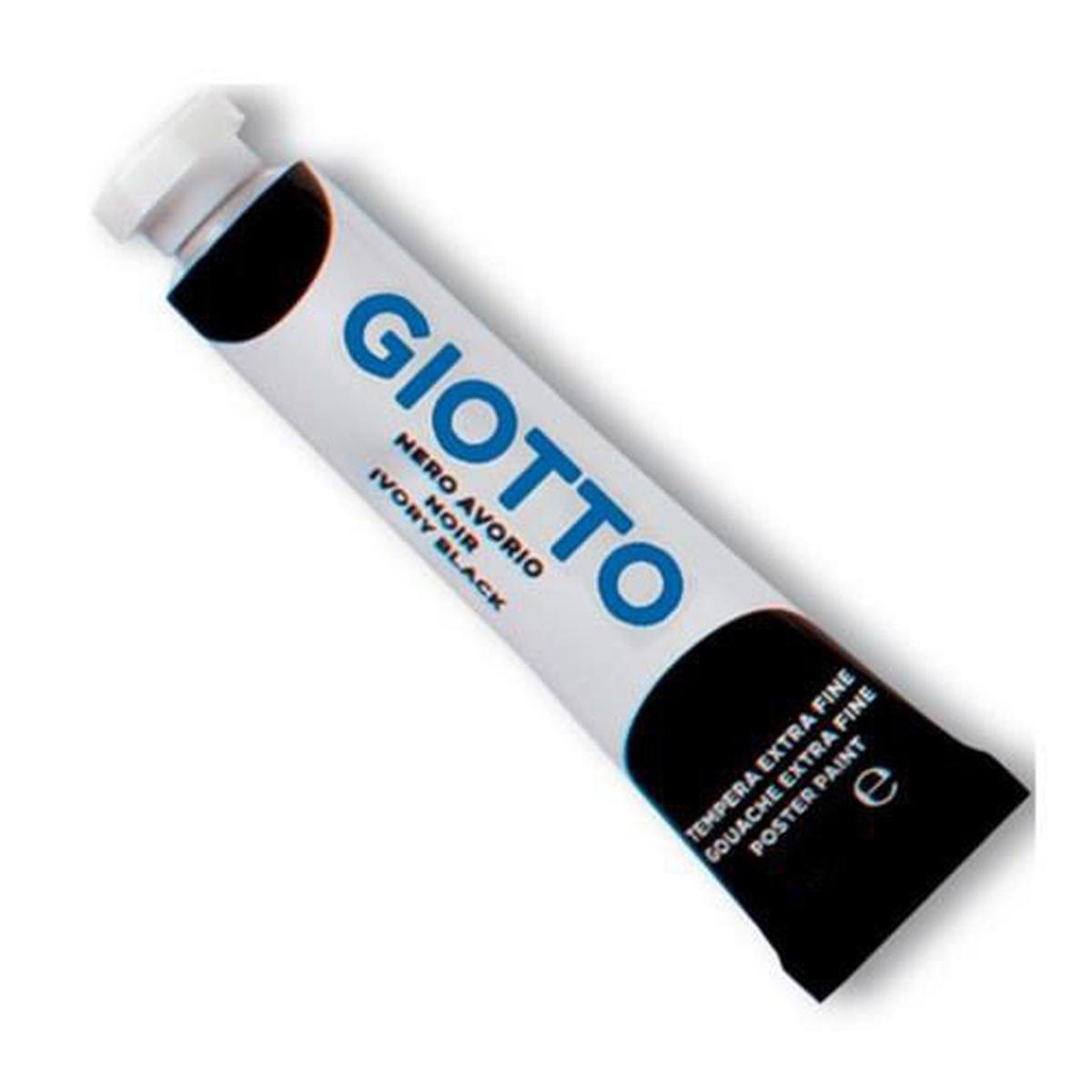 Tempera tubetto 7,5ml cf.10pz. nero