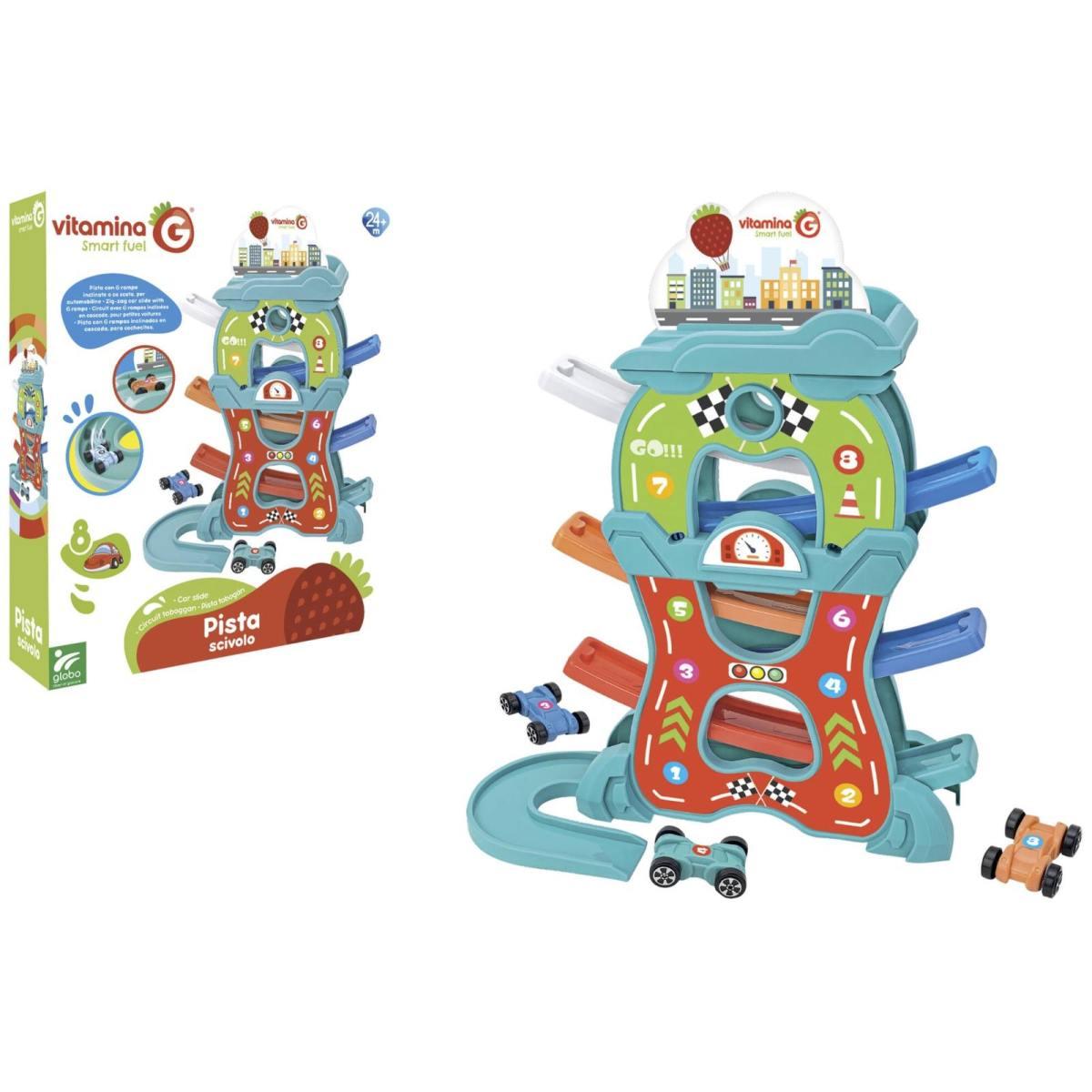 Pista scivolo 7 livelli c/8 auto