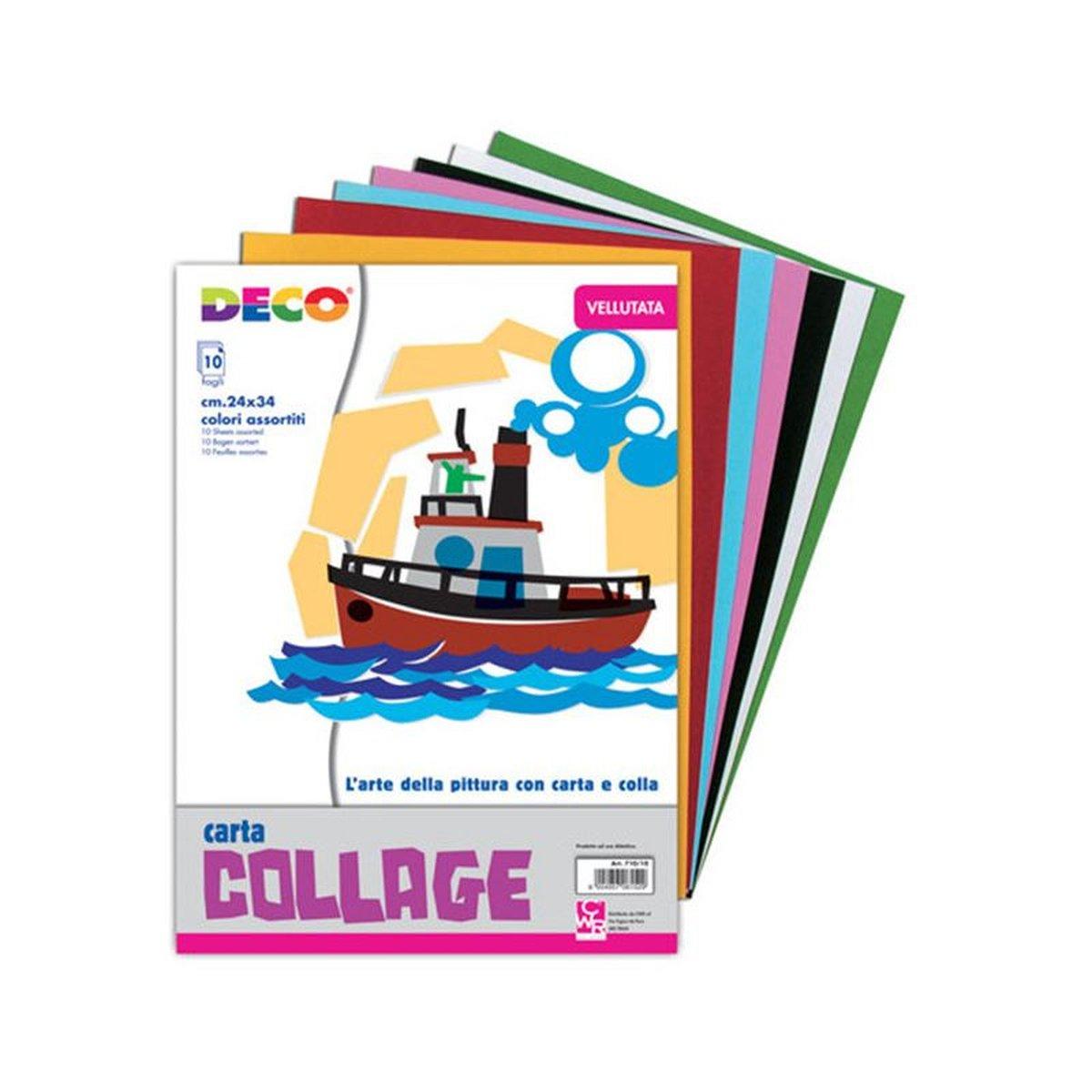 Album collage vellutata 10fg 24x34 ass.