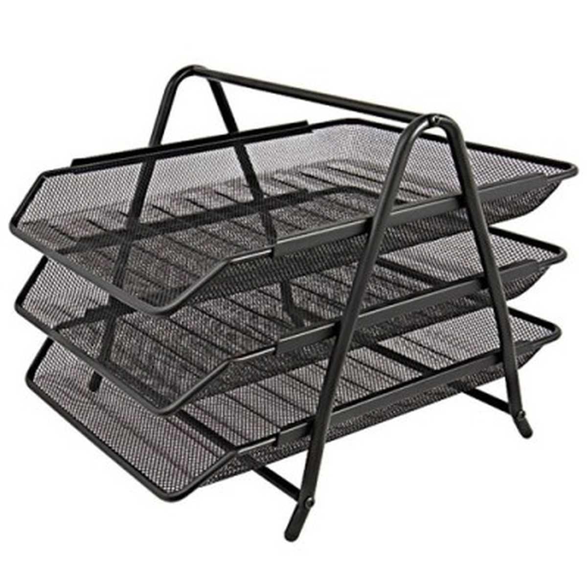 Porta documenti rete 3 rip nero