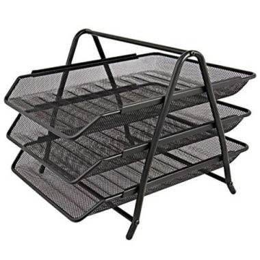 Porta documenti rete 3 rip nero