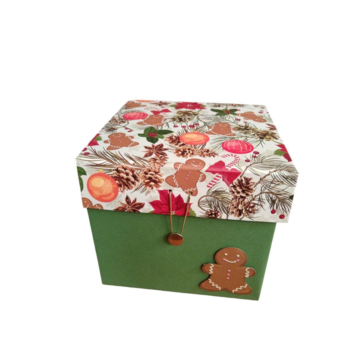 Set 3 scatole cube natale 1 cartomania