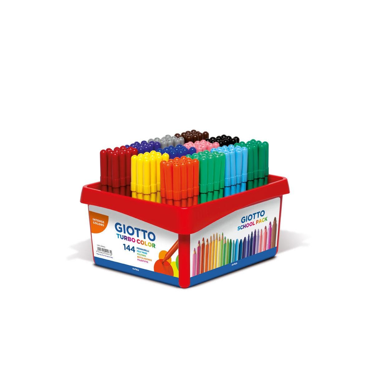 Schoolpack 144 giotto turbo color
