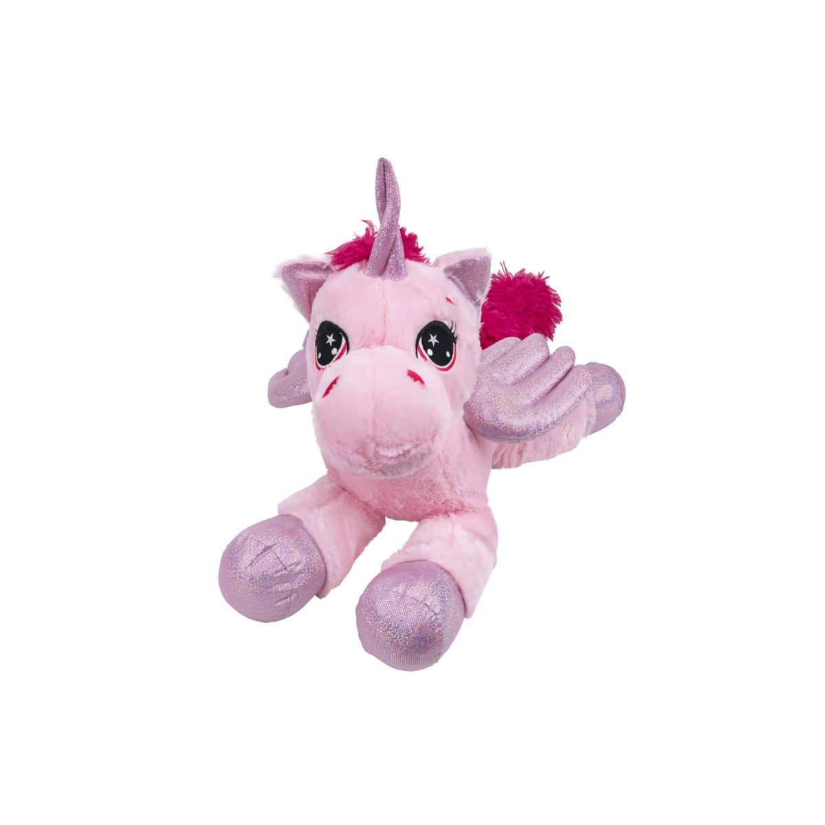 Pelux unicorno steso cm 70 rosa
