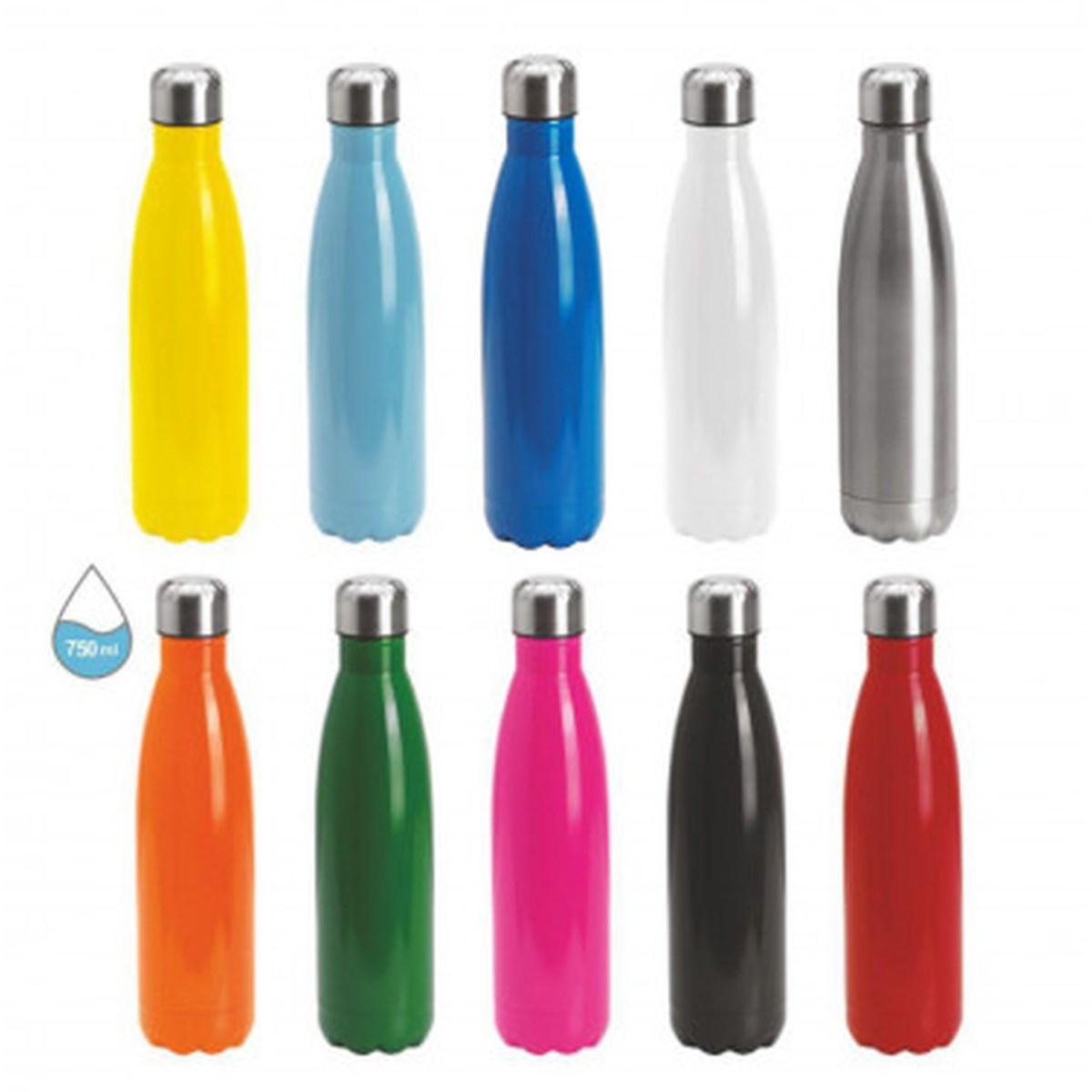 Borraccia termica 750ml acciaio inox 304 col