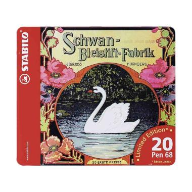 Stabilo pen 68 scatola metallo 20 col ass