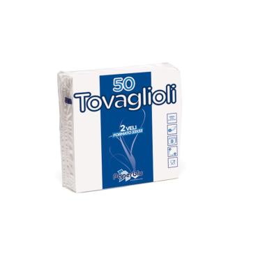 Tovaglioli 33x33 2 veli cf 50pz