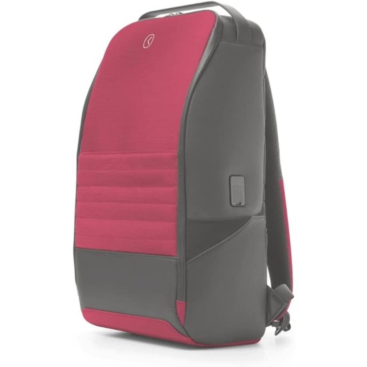 Zaino teknico magnum con chiusura a combinazione e porta usb blu