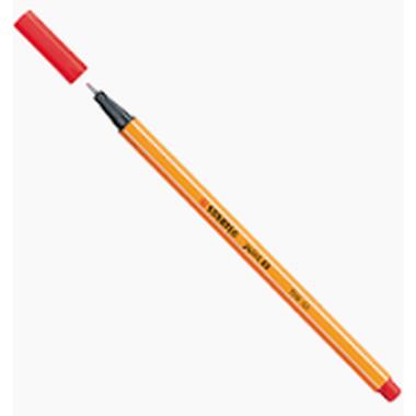 Marker point 88 rosso neon pz.10