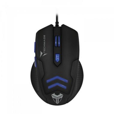 Mouse gaming usb + mousepad blu