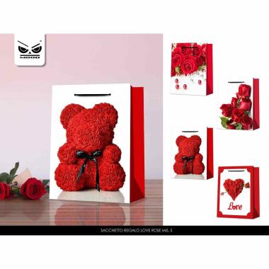 Sacchetto regalo love rose mis s