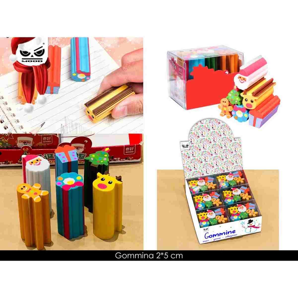 Gommine natalizie set 6pz