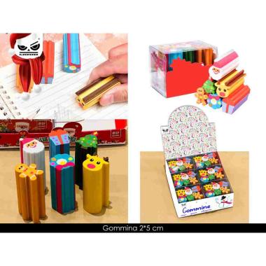 Gommine natalizie set 6pz