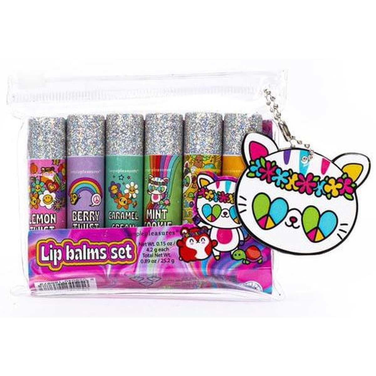 Blister 6 lip balms tri-coastal.