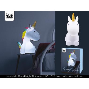Lampada good night unicorno