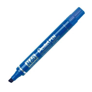 Marcatore pentel permanent n60 blu pz12