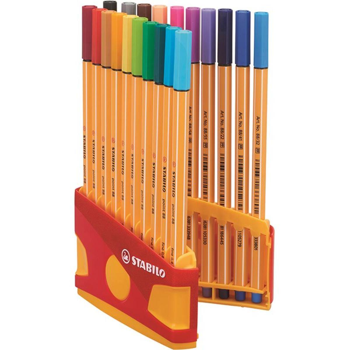 Stabilo point 88 color parade 20 pz