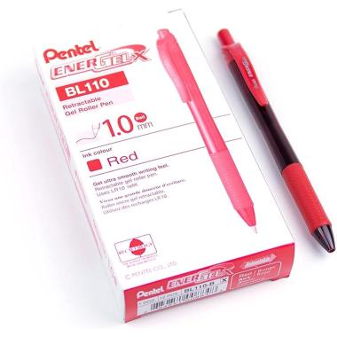 Penna energel x 1.0 click rosso 12pz
