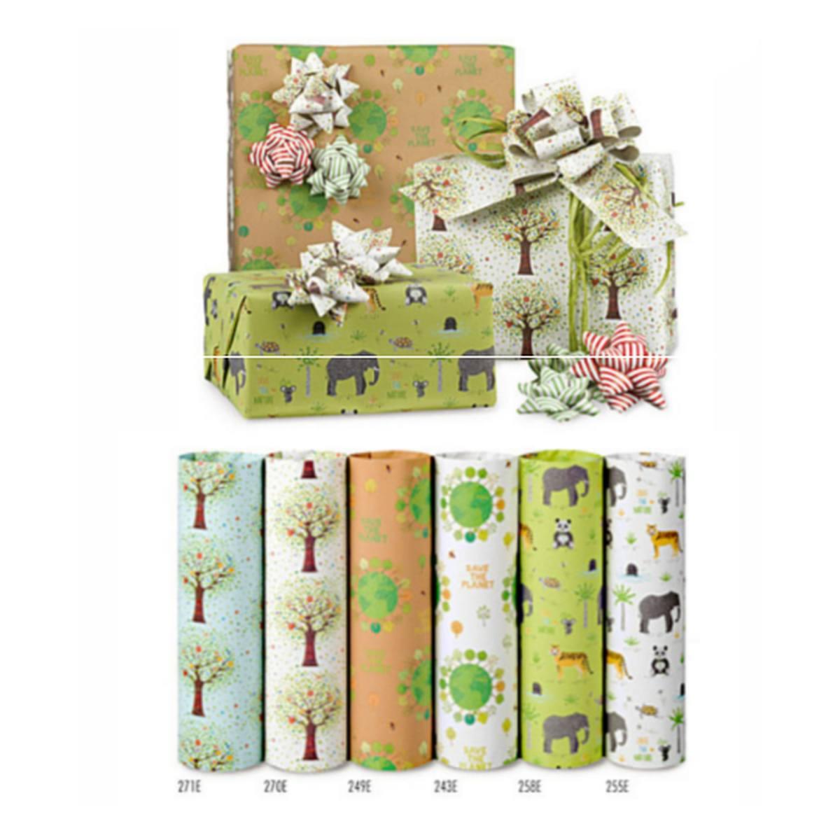 Carta regalo ecocarta save the planet scatole da 100 fogli