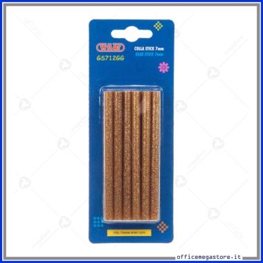 Colla glitter oro 10ml cf.6 pz.