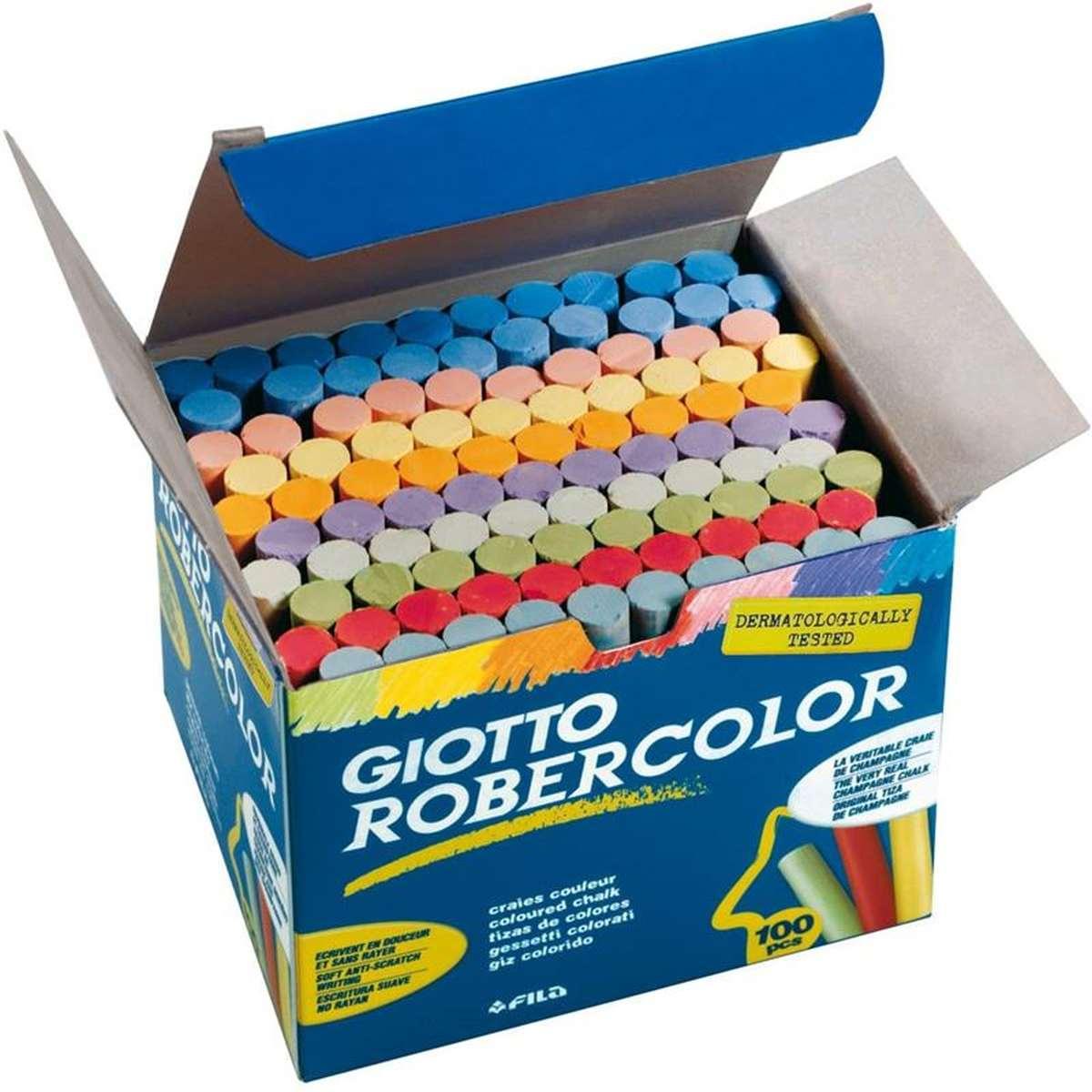 Gesso giotto tondo colori ass pz.100