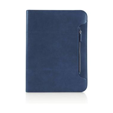 Portablocco con zip blu-gate in ecopelle