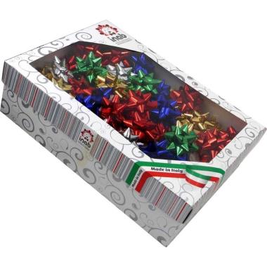 Coccarde lux met.mm10 100pz. assortito