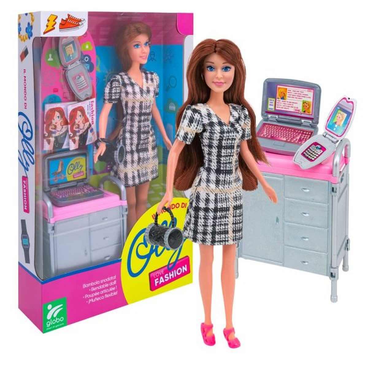 Bambola fashion doll ufficio 30cm