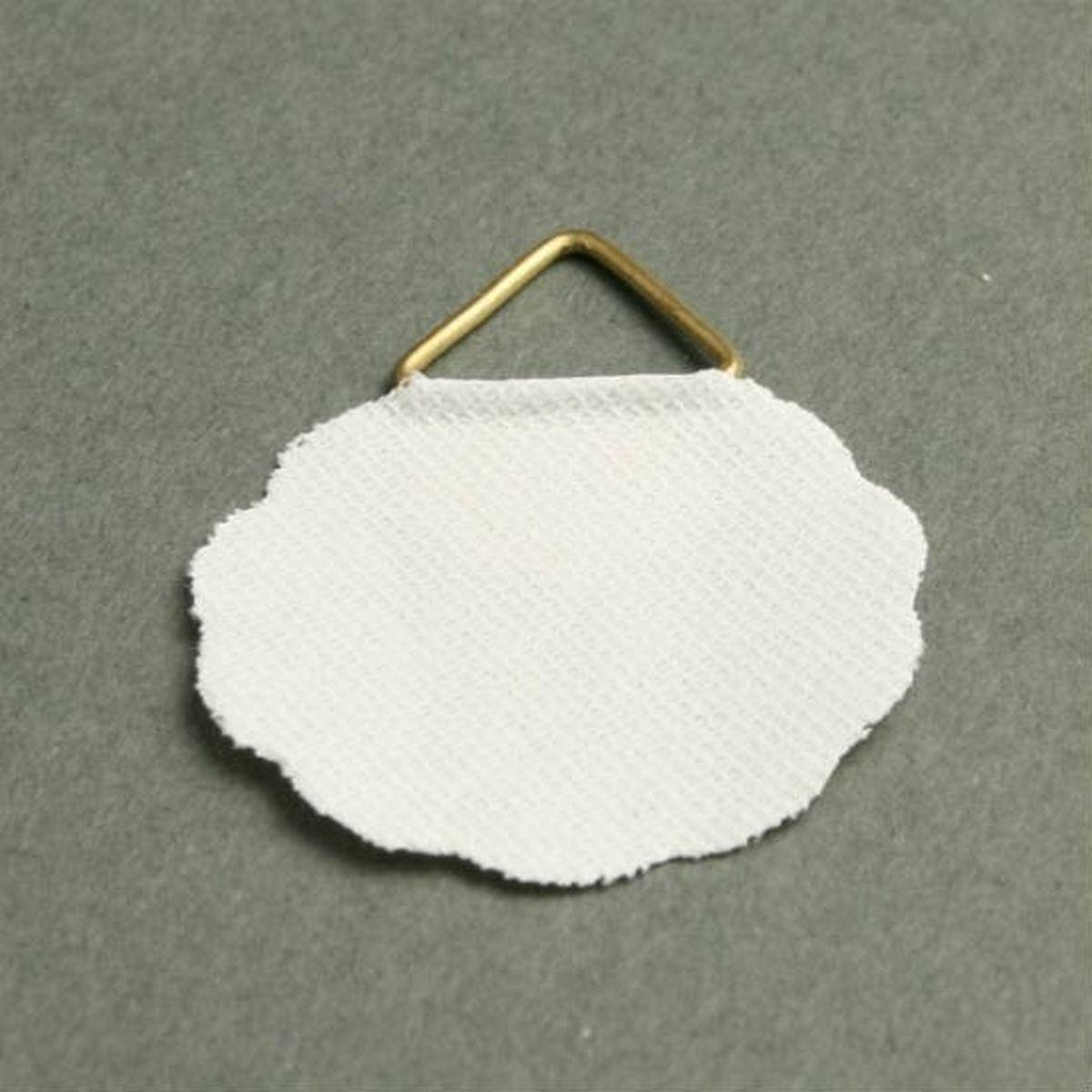 Ganci adesivi tessuto 3cm pz 12