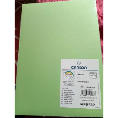 Foglio vivaldi a3 185g verde menta pz50