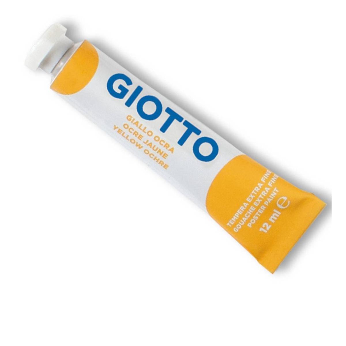 Tempera tubetto 12ml cf.6pz.giallo ocra