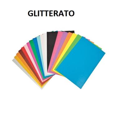 Fogli eva foam 2mm 40x60 marrone glitter