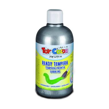 Tempera pronta 500ml argento