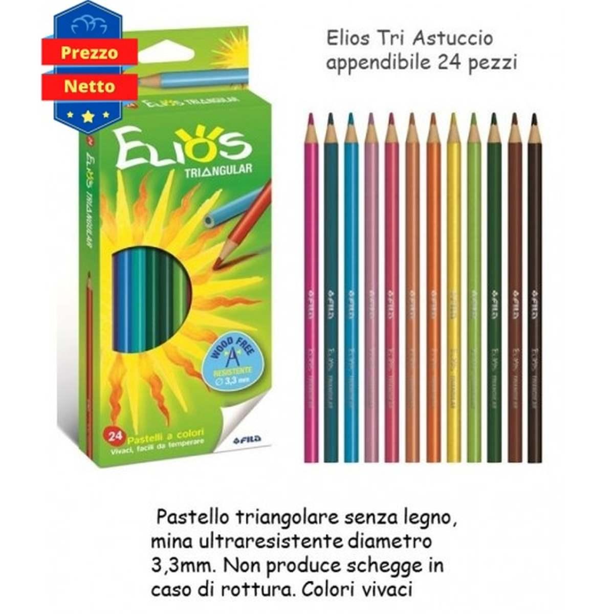 Pastello elios triangolare da 24